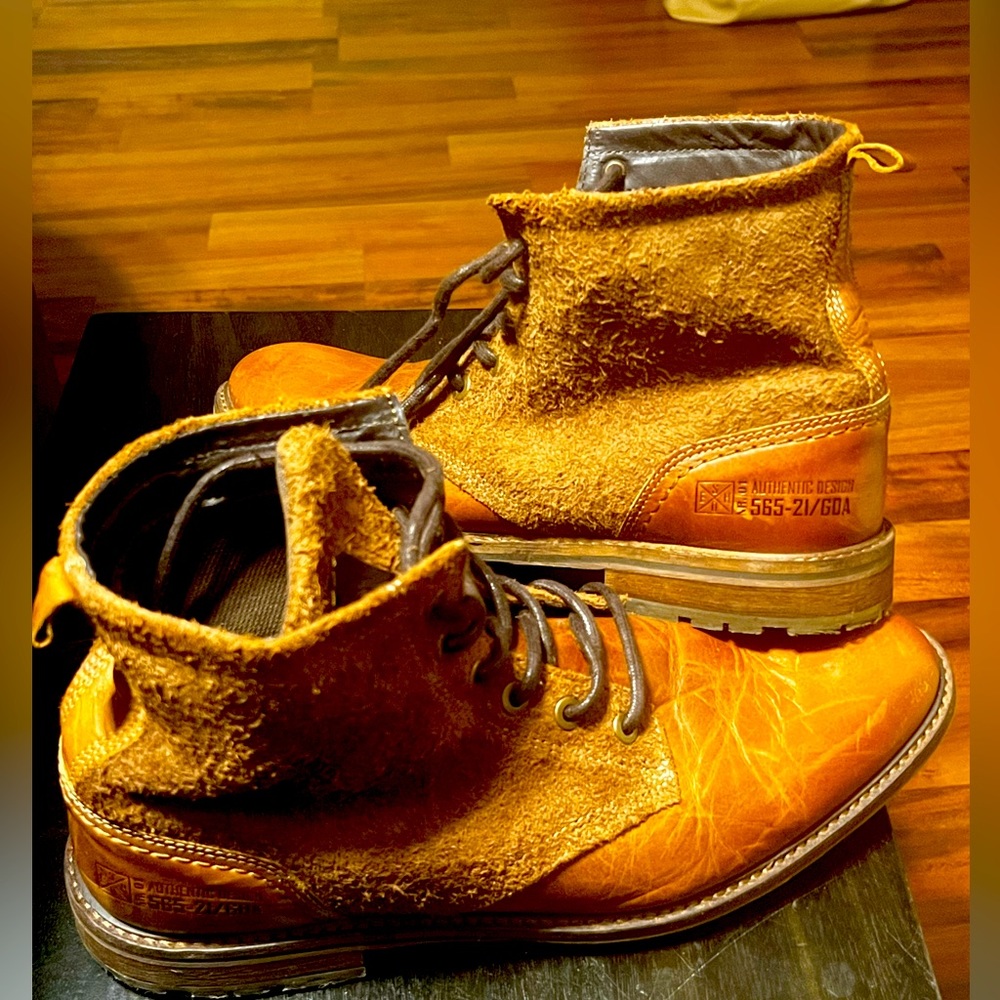 Pair of Bull Boxer shoes. Hand Crafted